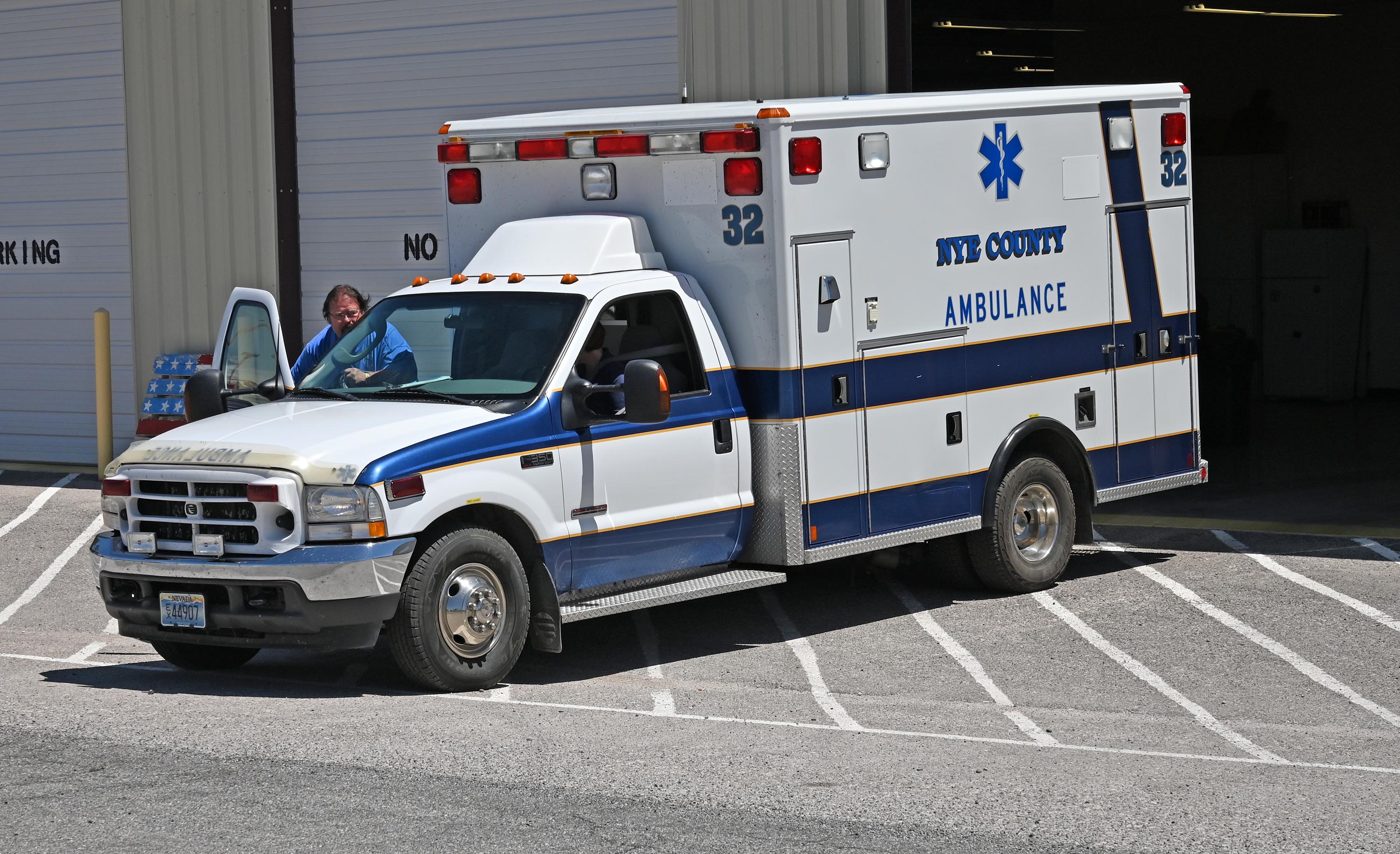 A Beatty volunteer ambulance